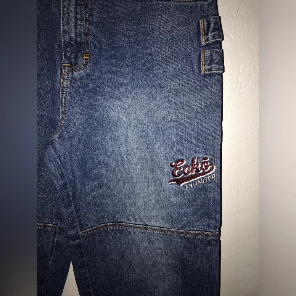 Vintage Y2K ECKO UNLTD. Size 16 Denim Foundry 1972 Boys British Columbia Jeans